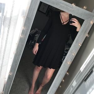 black dress